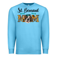 Ocean Blue western st. bernard mom Premium Sweatshirt - RanaPortraitStore