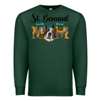 Sports Green western st. bernard mom Premium Sweatshirt - RanaPortraitStore