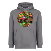 Storm Christmas Farm Red Tractor Heavyweight Hoodie - RanaPortraitStore