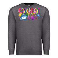 Charcoal Heather cruise life Premium Sweatshirt - texasbilliewilder
