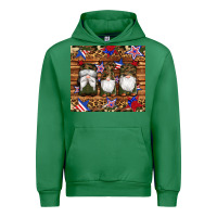 Emerald camouflage gnomes american flag star leopard Urban Hoodie - Artiststas