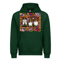 Forest Green camouflage gnomes american flag star leopard Urban Hoodie - Artiststas
