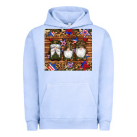 Pigment Grape Ice camouflage gnomes american flag star leopard Urban Hoodie - Artiststas