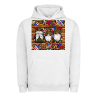 Pigment Lunar Rock camouflage gnomes american flag star leopard Urban Hoodie - Artiststas