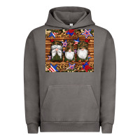 Pigment Tornado camouflage gnomes american flag star leopard Urban Hoodie - Artiststas
