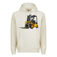 Oatmeal Heather forklift Premium Hoodie - Artiststas