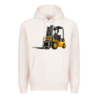 Pale Pink forklift Premium Hoodie - Artiststas