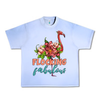 Grape Ice flamingo flocking fabulous Urban Heavy Tee - Artiststas