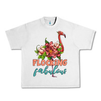 Lunar Rock flamingo flocking fabulous Urban Heavy Tee - Artiststas