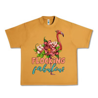 Peanut Butter flamingo flocking fabulous Urban Heavy Tee - Artiststas