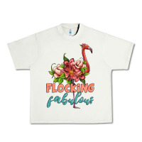 Pistachio flamingo flocking fabulous Urban Heavy Tee - Artiststas