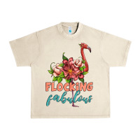 Sandshell flamingo flocking fabulous Urban Heavy Tee - Artiststas