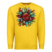 Lemon Cherry sunflower Premium Sweatshirt - texasbilliewilder