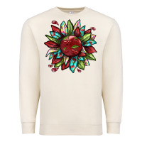 Sandshell Cherry sunflower Premium Sweatshirt - texasbilliewilder