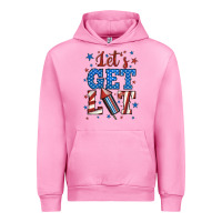 Fuchsia Pink let's get lit Urban Hoodie - BundleAndBundleShop