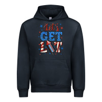 Navy let's get lit Urban Hoodie - BundleAndBundleShop