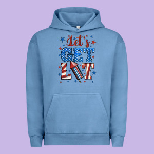 Let's Get Lit Urban Hoodie Designed By Bundleandbundleshop