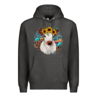 Charcoal Heather western calf Premium Hoodie - JahusDesignShop