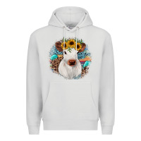 Dove Grey western calf Premium Hoodie - JahusDesignShop