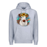 Heather Grey western calf Premium Hoodie - JahusDesignShop