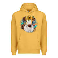 Mustard western calf Premium Hoodie - JahusDesignShop
