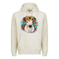 Oatmeal Heather western calf Premium Hoodie - JahusDesignShop