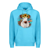 Ocean Blue western calf Premium Hoodie - JahusDesignShop