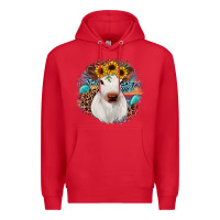 Red western calf Premium Hoodie - JahusDesignShop