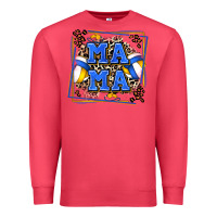 Cardinal volleyball mama with leopard Premium Sweatshirt - Zillion Design Studio