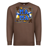 Chestnut volleyball mama with leopard Premium Sweatshirt - Zillion Design Studio