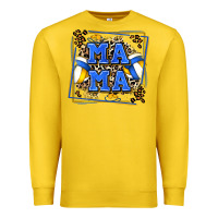 Lemon volleyball mama with leopard Premium Sweatshirt - Zillion Design Studio