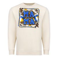 Sandshell volleyball mama with leopard Premium Sweatshirt - Zillion Design Studio