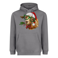 Storm Christmas Glasses Goat Heavyweight Hoodie - RanaPortraitStore