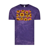 Cloud Purple cinco de mayo sunflower background Vintage Tee - Artiststas