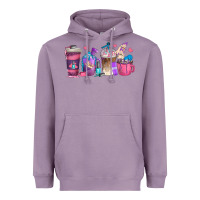 Lavender nail hustler coffee cups Heavyweight Hoodie - texasbilliewilder