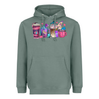 Sage nail hustler coffee cups Heavyweight Hoodie - texasbilliewilder