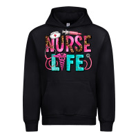 Black nurse life Urban Hoodie - AdoDesignShop