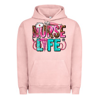 Pigment Salmon nurse life Urban Hoodie - AdoDesignShop