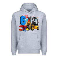 Forklift Birthday Six Premium Hoodie | Teevron