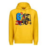 Lemon forklift birthday six Premium Hoodie - Artiststas