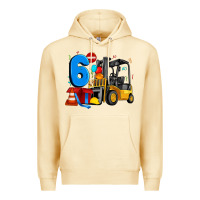 Pina Colada forklift birthday six Premium Hoodie - Artiststas