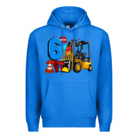 True Royal forklift birthday six Premium Hoodie - Artiststas