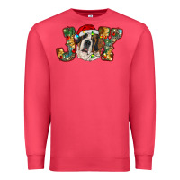 Cardinal Saint Bernard Christmas joy, Premium Sweatshirt - RanaPortraitStore