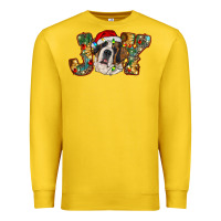 Lemon Saint Bernard Christmas joy, Premium Sweatshirt - RanaPortraitStore