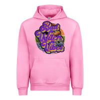 Fuchsia Pink bad witch vibes Urban Hoodie - JahusDesignShop