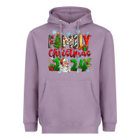 Lavender family christmas 2024 Heavyweight Hoodie - Zillion Design Studio