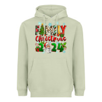 Matcha family christmas 2024 Heavyweight Hoodie - Zillion Design Studio