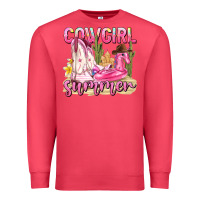Cardinal cowgirl summer Premium Sweatshirt - texasbilliewilder