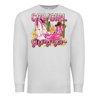 Dove Grey cowgirl summer Premium Sweatshirt - texasbilliewilder