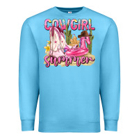 Ocean Blue cowgirl summer Premium Sweatshirt - texasbilliewilder